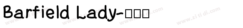 Barfield Lady字体转换